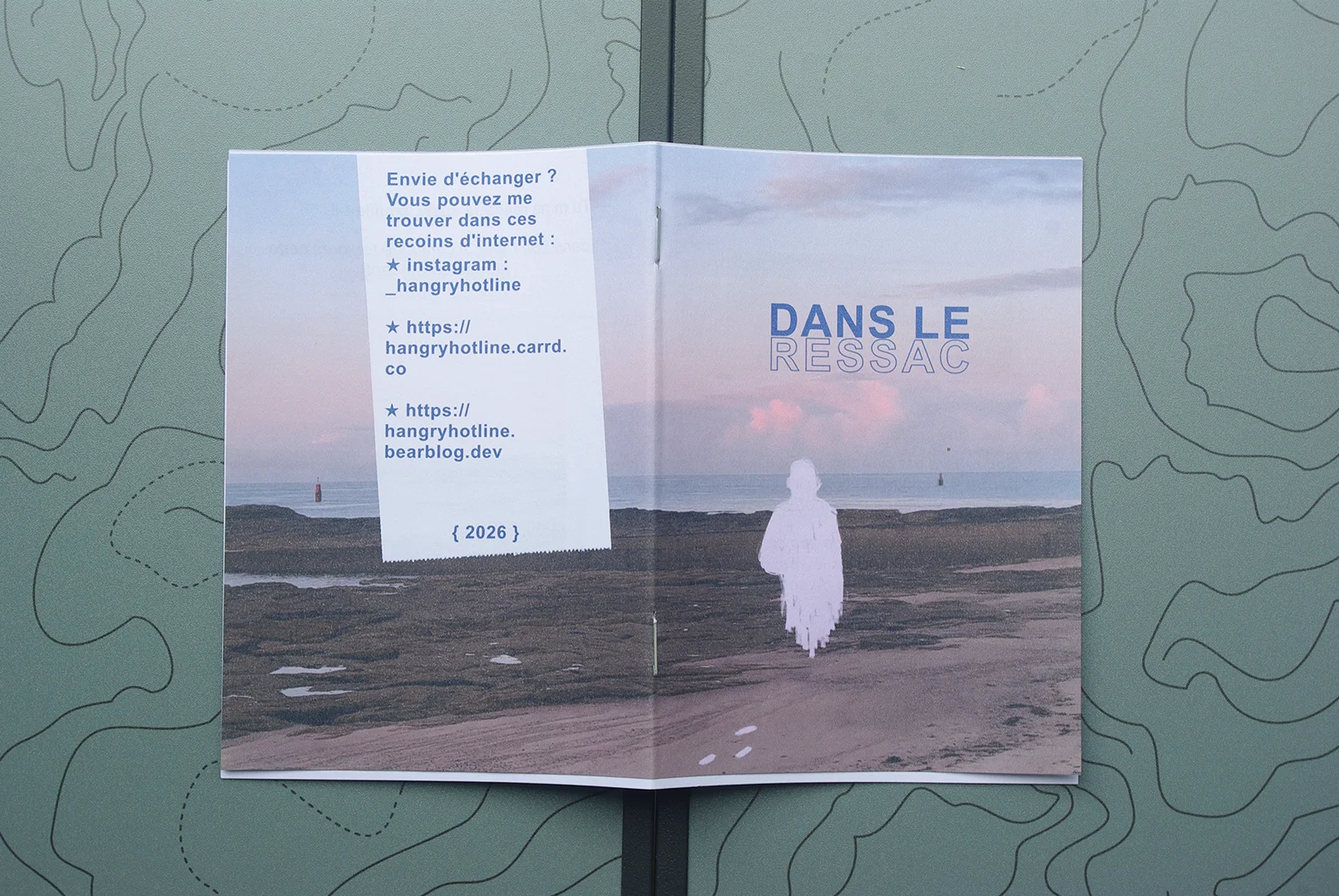 dans le ressac